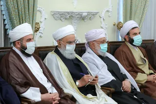 تصاویر دیدار علمای اهل سنت با رئیس جمهور
