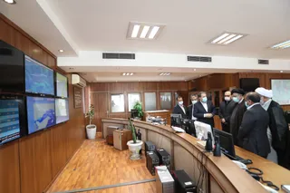 تصاویر بازدید از مجتمع بندری شهید رجایی