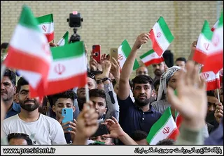 تصاویر سخنرانی در اجتماع پرشور مردم شادگان
