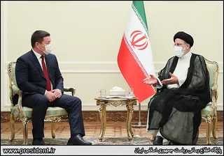 تصاویر دیدار رئیس مجلس ملی قرقیزستان با آیت‌الله رئیسی