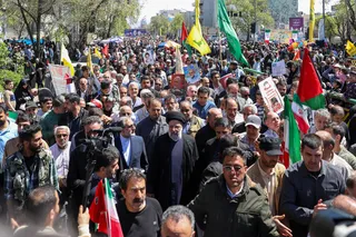 حضور در راهپیمایی پرشکوه روز قدس