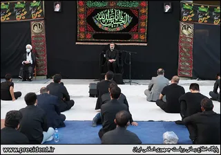 تصاویر روز عاشورا در نهاد ریاست جمهوری