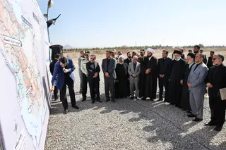 تصاویر آغاز عملیات زیرسازی خط‌آهن نهبندان، بیرجند، قاین، یونسی