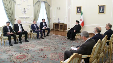 دیدار وزیر خارجه جمهوری آذربایجان با دکتر رئیسی