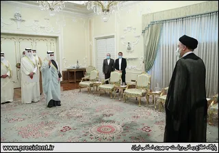 تصاویر دیدار وزیر امور خارجه کویت با آیت الله رئیسی