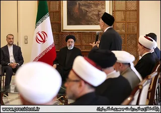 تصاویر دیدار با جمعی از علمای بلاد شام