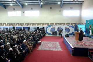 تصاویر آئین افتتاح رسمی سامانه انتقال آب به دریاچه ارومیه