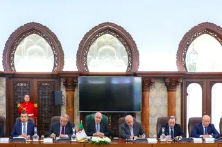 نشست مشترک هیئت های عالیرتبه ایران و الجزایر