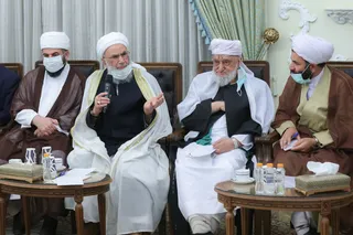 تصاویر دیدار علمای اهل سنت با رئیس جمهور