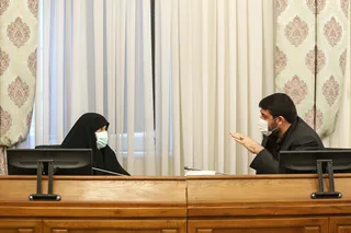 دیدار حجت‌الاسلام والمسلمین رئیسی با وزیر و جمعی از مسئولان بهداشت و درمان کشور