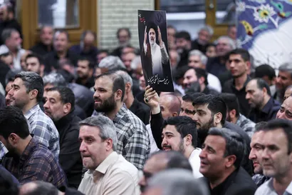 مراسم گرامیداشت رئیس جمهور شهید و همراهان در مسجد ارگ