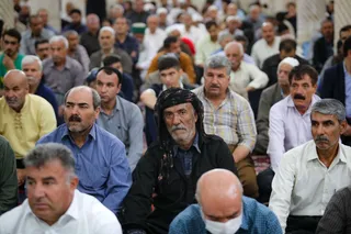 تصاویر حضور در نماز جمعه اهل سنت سنندج