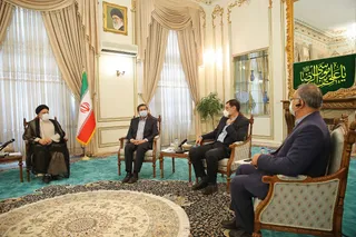 دیدار ۶ کاندیدای انتخابات ریاست جمهوری با رئیس جمهور منتخب