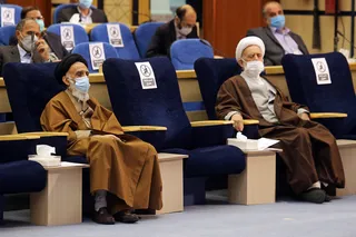 حضور رئیسی در جلسه شورای اداری همدان