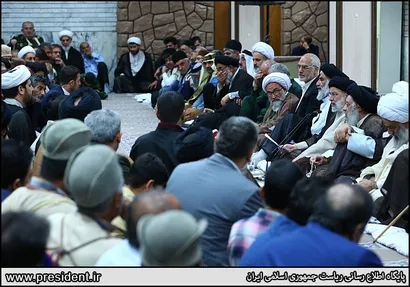 تصاویر نشست با جمعی از علما و سران طوایف خوزستان