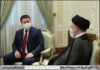 تصاویر دیدار رئیس مجلس ملی قرقیزستان با آیت‌الله رئیسی
