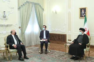 تصاویر دیدار وزیر امور خارجه عراق با آیت‌الله رئیسی