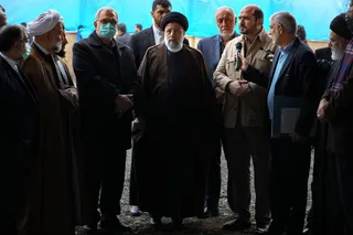 تصاویر بازدید رئیس جمهور از بیمارستان در حال ساخت نسیم‌شهر