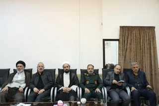 تصاویر دیدار با جمعی از علما و اعضای جامعه مدرسین حوزه علمیه قم
