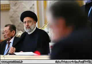 سخنرانی آیت الله رئیسی در اجلاس سران سازمان همکاری شانگهای