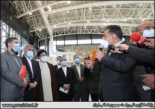 تصاویر بازدید رئیس جمهور از پروژه راه آهن اردبیل