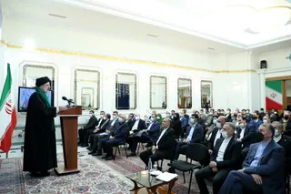تصاویر دیدار ایرانیان مقیم روسیه با رئیس جمهور