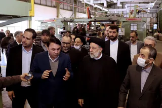 تصاویر بازدید از کارخانه کویر تایر بیرجند و حضور در جمع کارگران