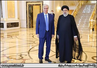 تصاویر دیدار رئیس جمهور قزاقستان با دکتر رئیسی