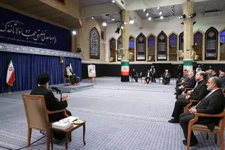 تصاویر دیدار رئیس‌جمهور و اعضای هیئت دولت با رهبر معظم انقلاب اسلامی