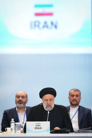 تصاویر سخنرانی آیت‌الله رئیسی در ششمین اجلاس سران سیکا