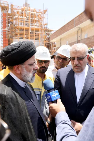 تصاویر مراسم آغاز عملیات راه‌اندازی پتروشیمی گچساران