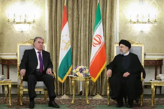 تصاویر دیدار و گفتگوی دوجانبه روسای جمهور ایران و تاجیکستان