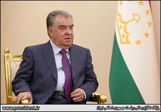 تصاویر دیدار رئیس جمهور تاجیکستان با دکتر رئیسی