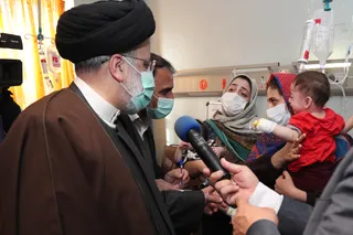 تصاویرحضور رئیس جمهور در بیمارستان شهید رحیمی خرم آباد