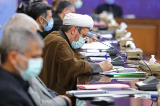 حضور حجت‌الاسلام والمسلمین رئیسی در شورای عالی قضائی