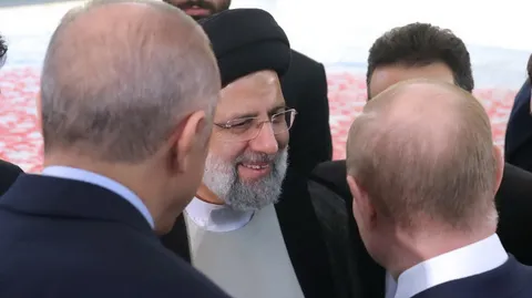 تصاویر نشست خبری سران کشورهای ضامن روند آستانه