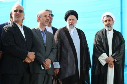 تصاویر افتتاح فاز اول طرح آب‌رسانی به شهرستان‌های بم و بروات