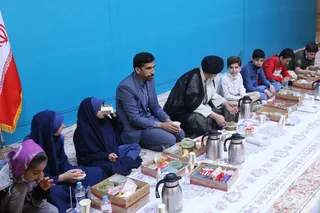 تصاویر افطار رئیس جمهور در نخستین روز از ماه مبارک رمضان همراه با ایتام