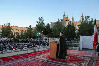 دیدار با علما و طلاب
