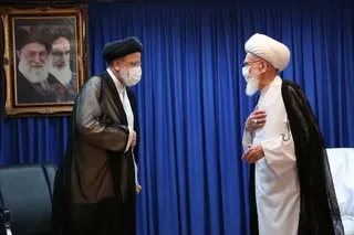 تصاویر دیدارهای امروز آیت‌الله رئیسی با مراجع عظام