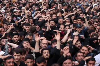 مراسم تشییع پیکر رئیس جمهور شهید و همراهان در شهر قم