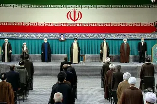 تصاویر مراسم تنفیذ حکم سیزدهمین دوره ریاست جمهوری اسلامی ایران‌