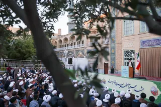 دیدار با علما و طلاب