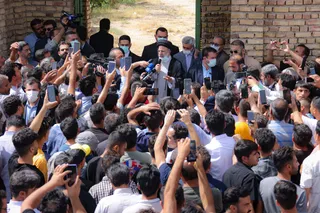 تصاویر حضور دکتر رئیسی در روستای کردآباد کبودر آهنگ