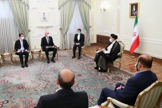 تصاویر دیدار معاون نخست وزیر آذربایجان با رئیس جمهور