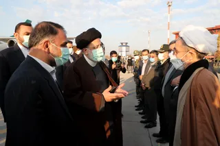 تصاویر ورود رئیس‌ جمهور به استان لرستان