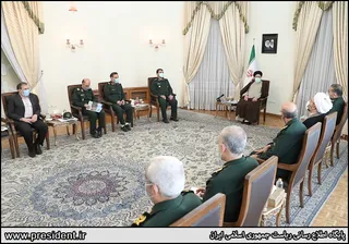 تصاویر دیدار با رئیس و فرماندهان سازمان بسیج مستضعفین