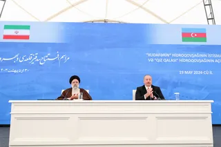 آیین افتتاح رسمی طرح مشترک سد قیز قلعه‌سی