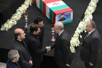 ادای احترام مقامات کشورها به مقام رئیس جمهور شهید و همراهان