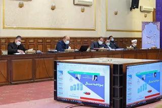 حضور حجت‌الاسلام والمسلمین رئیسی در شورای عالی قضائی